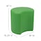 Flash Furniture Soft Seating Flexible Moon for Classrooms and Common Spaces - 18" Seat Height (Green) ZB-FT-045C-18-GREEN-GG - alternate 2